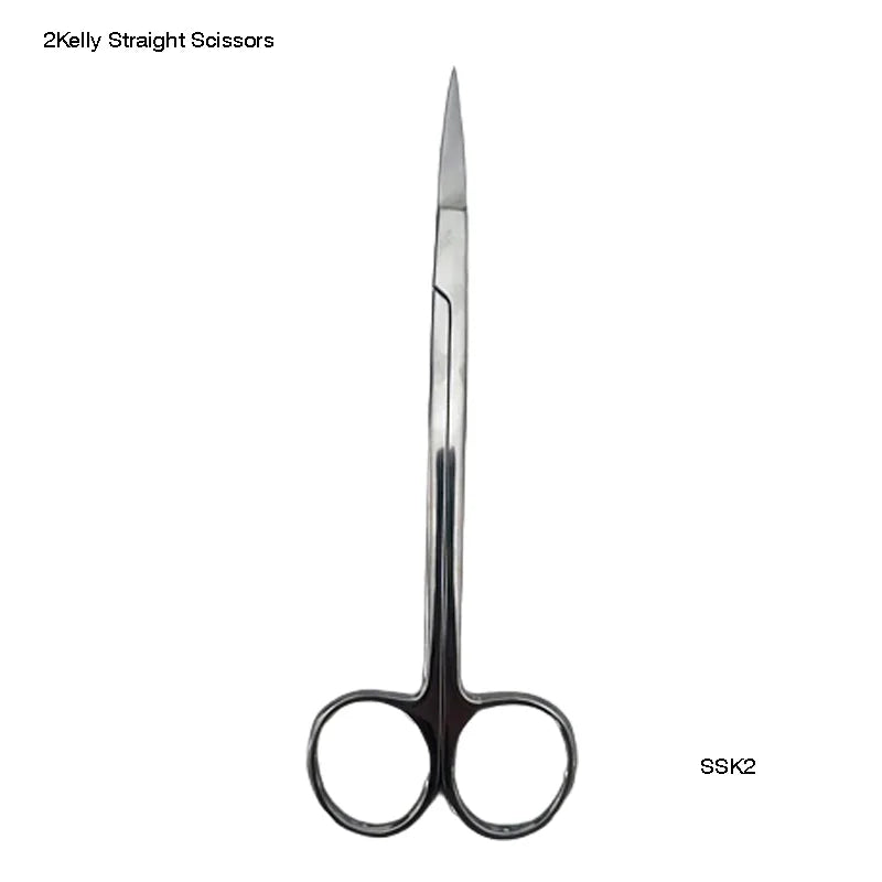 2 Kelly Straight Scissors