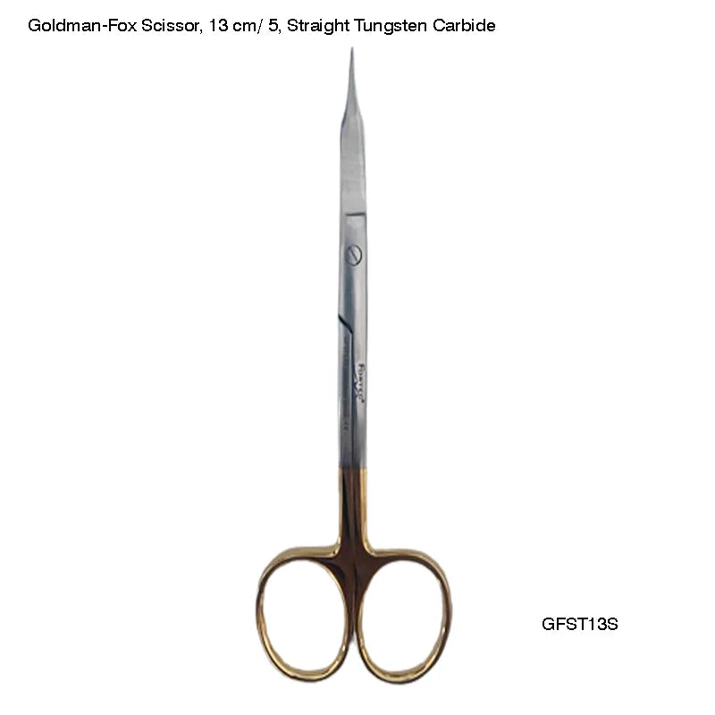 Goldman-Fox Scissor, 13 cm/ 5″ - Tungsten Straight