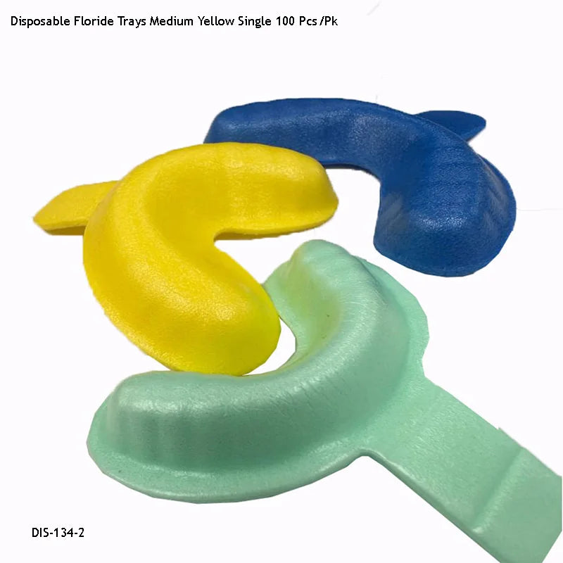 Floride Trays Single – MEDIUM Yellow (100 pc/pk) - Fortec