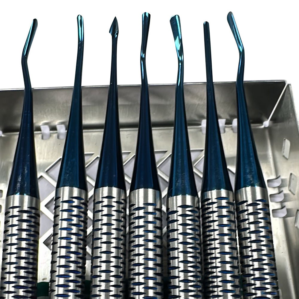 SET OF 7 PDL ELEVATORS (BLUE TIPS)