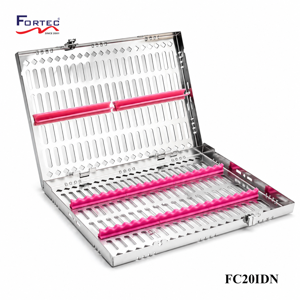 Classic series – 20 pc Detachable Instrument Cassette Tray - Fortec