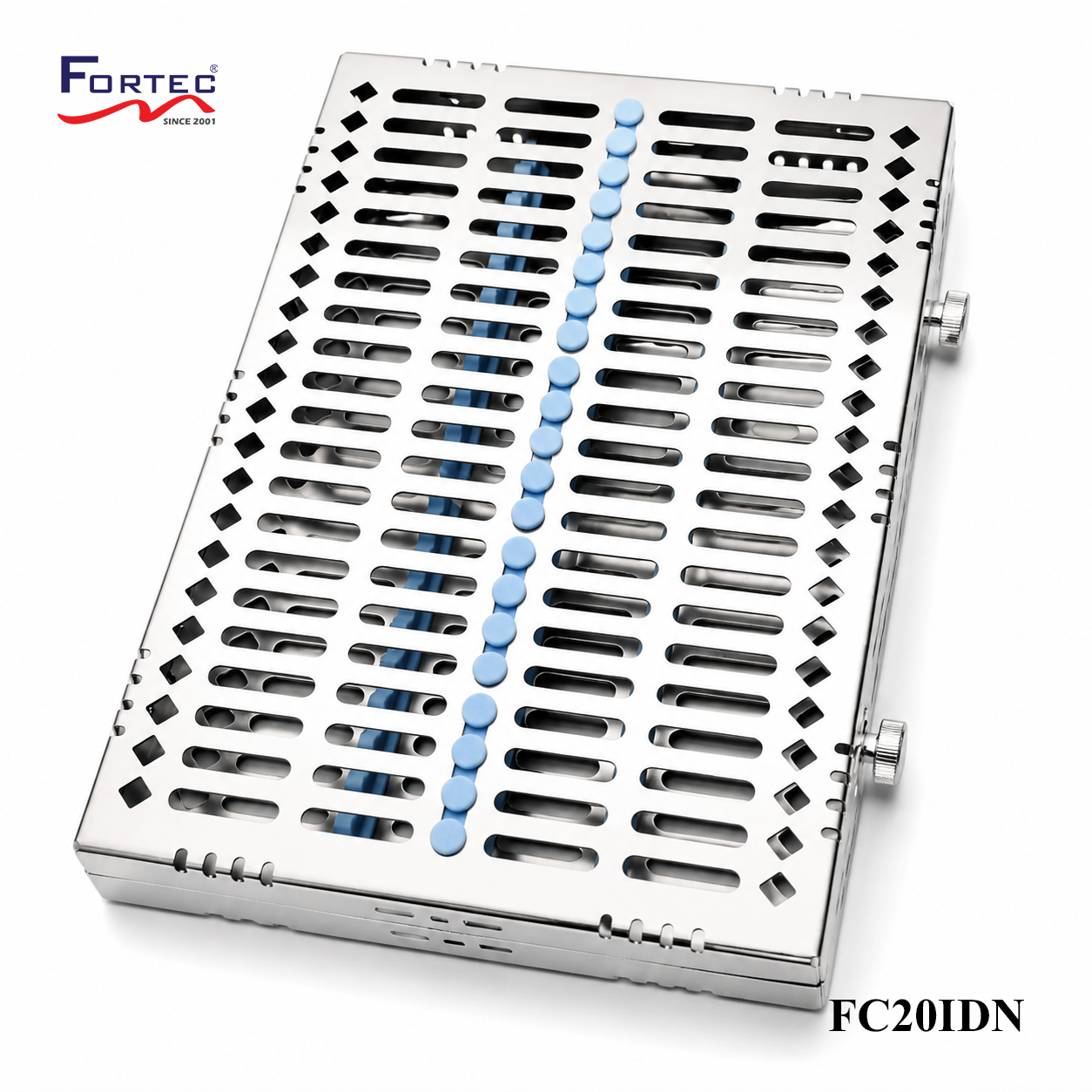 Classic series – 20 pc Detachable Instrument Cassette Tray - Fortec