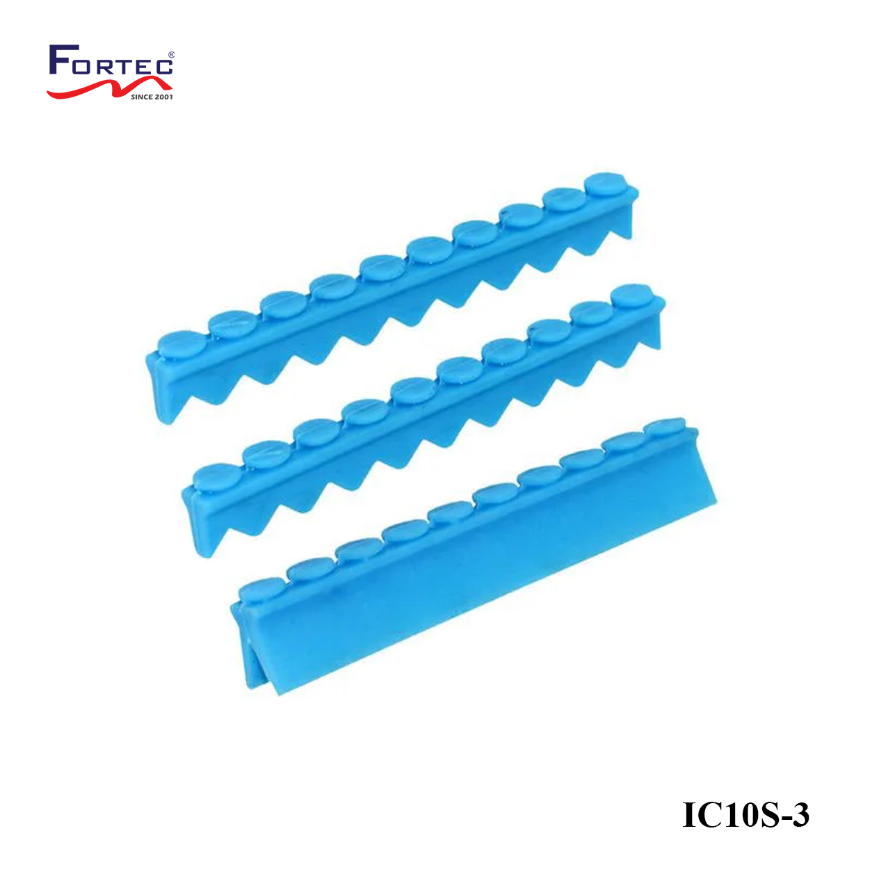 10 pc Instrument Cassette Silicone 3 pkg (1 Compression & 2 Instrument Rails) - Fortec