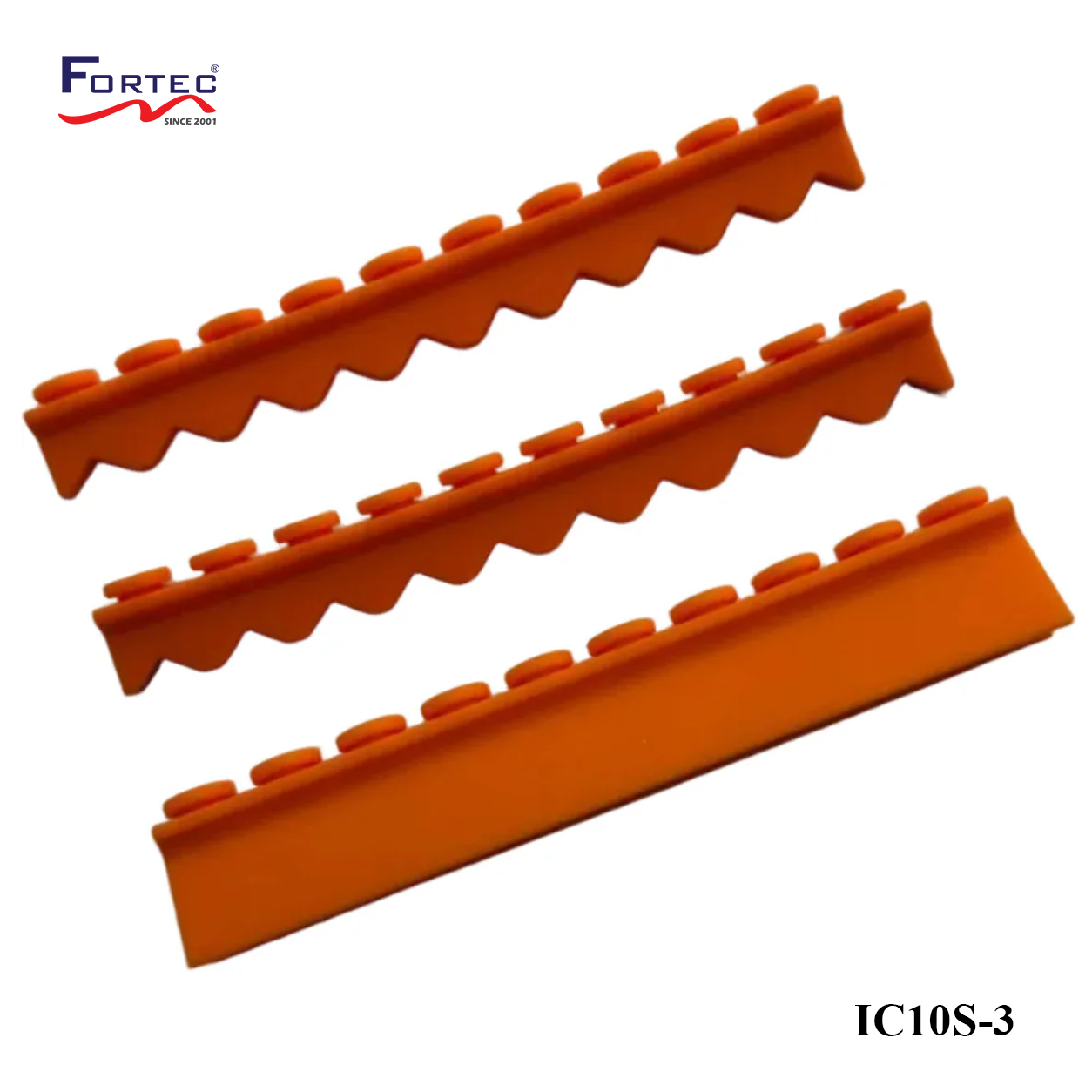 10 pc Instrument Cassette Silicone 3 pkg (1 Compression & 2 Instrument Rails) - Fortec