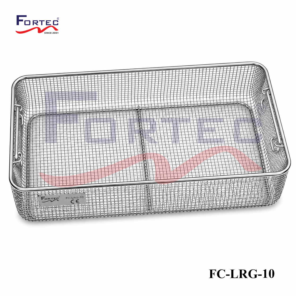 Wire Mesh Tray LRG 480mm X 250mm X 100mm - Fortec