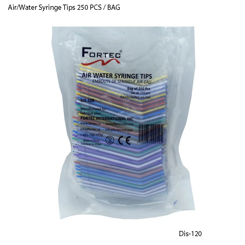 Air/Water Syringe Tips 250 PCS / BAG - Fortec