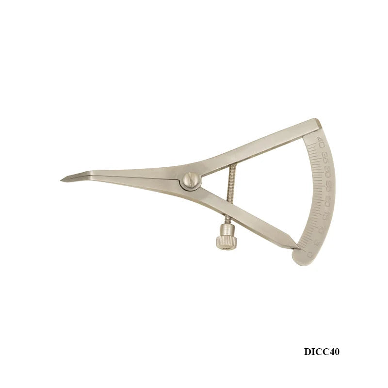 Angled Castroviejo Caliper 0-40mm – Surgical Dental Orthopedic Instrument – A2Z Scilab