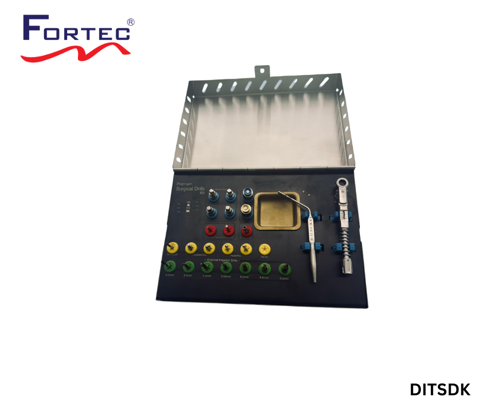 29-Piece Osseodensification Bur Kit – Complete Implant Site Preparation System - Fortec