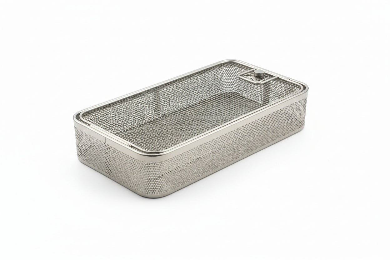 Mesh Perforated Tray with LID 480mm x 250mm x 50mm