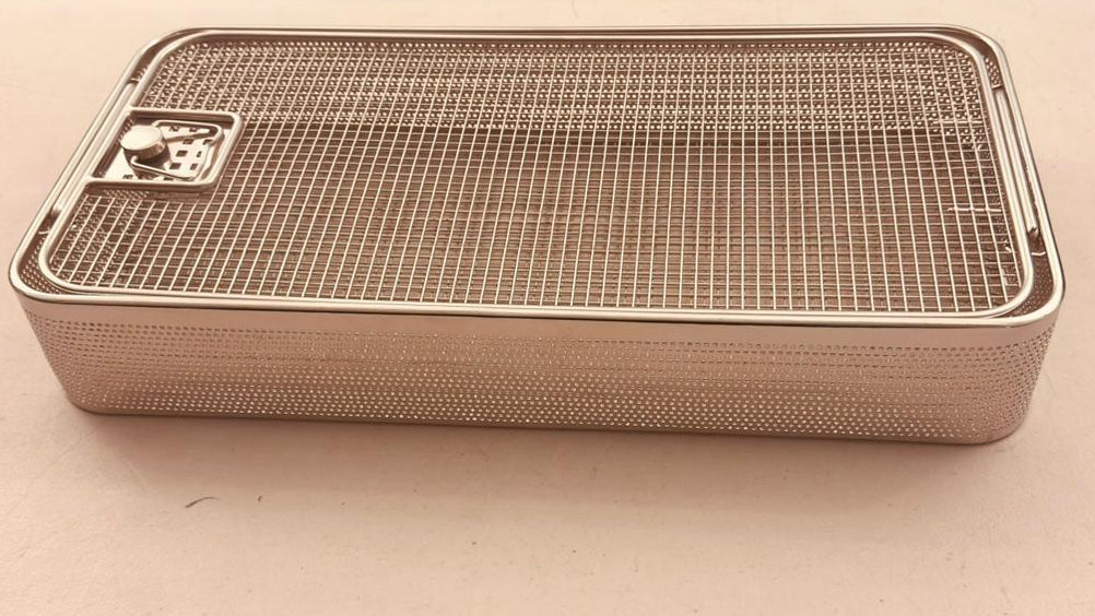 Mesh Perforated Tray with LID 480mm x 250mm x 50mm
