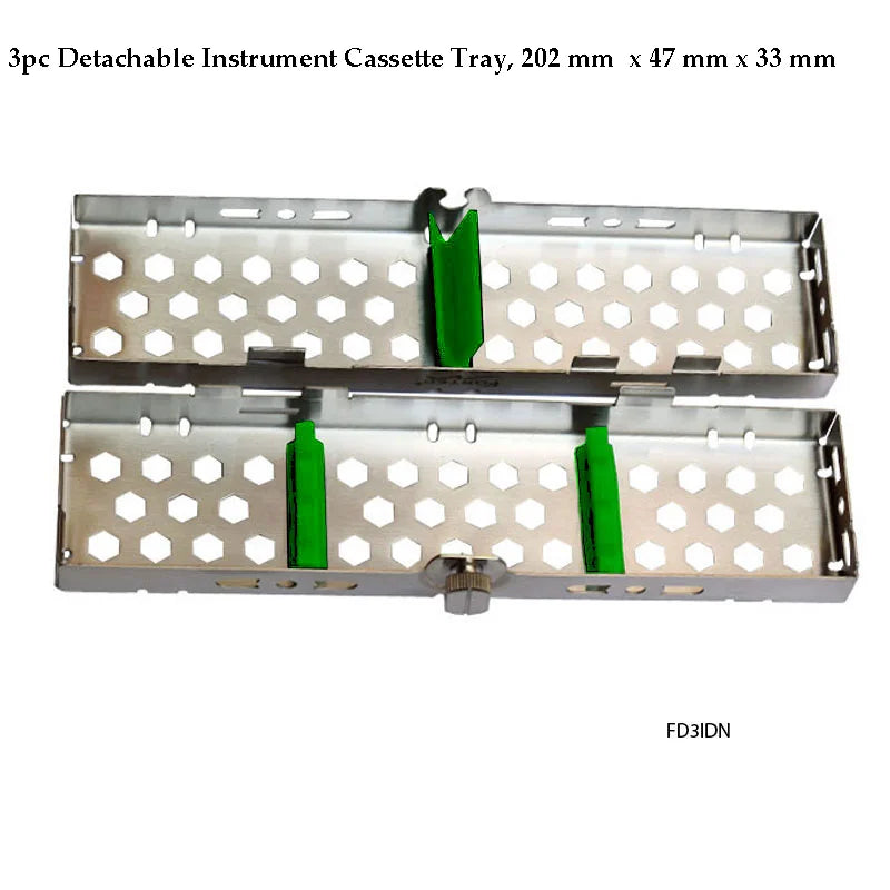 Hexagon series – 3 pc Detachable Instrument Cassette Tray