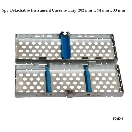 Hexagon series – 5 pc Detachable Instrument Cassette Tray