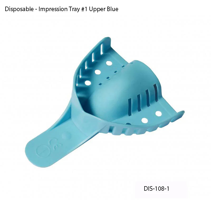 Impression Tray #1 Upper Blue Sac of 12 pcs - Fortec