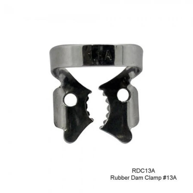 HuFriedyGroup Satin Steel Rubber Dam Clamp - #13A - Henry Schein HuFriedyGroup Satin Steel Rubber Dam Clamp - #13A - Henry Schein