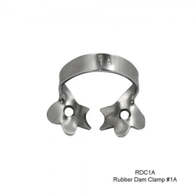 thumbnail image 2 of 1A Satin Steel Rubber Dam Clamp Black Line, Hu-Friedy 2 of 12