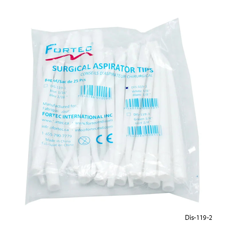 Surgical Aspirator Tip 1/8″ 25 PCS / BAG
