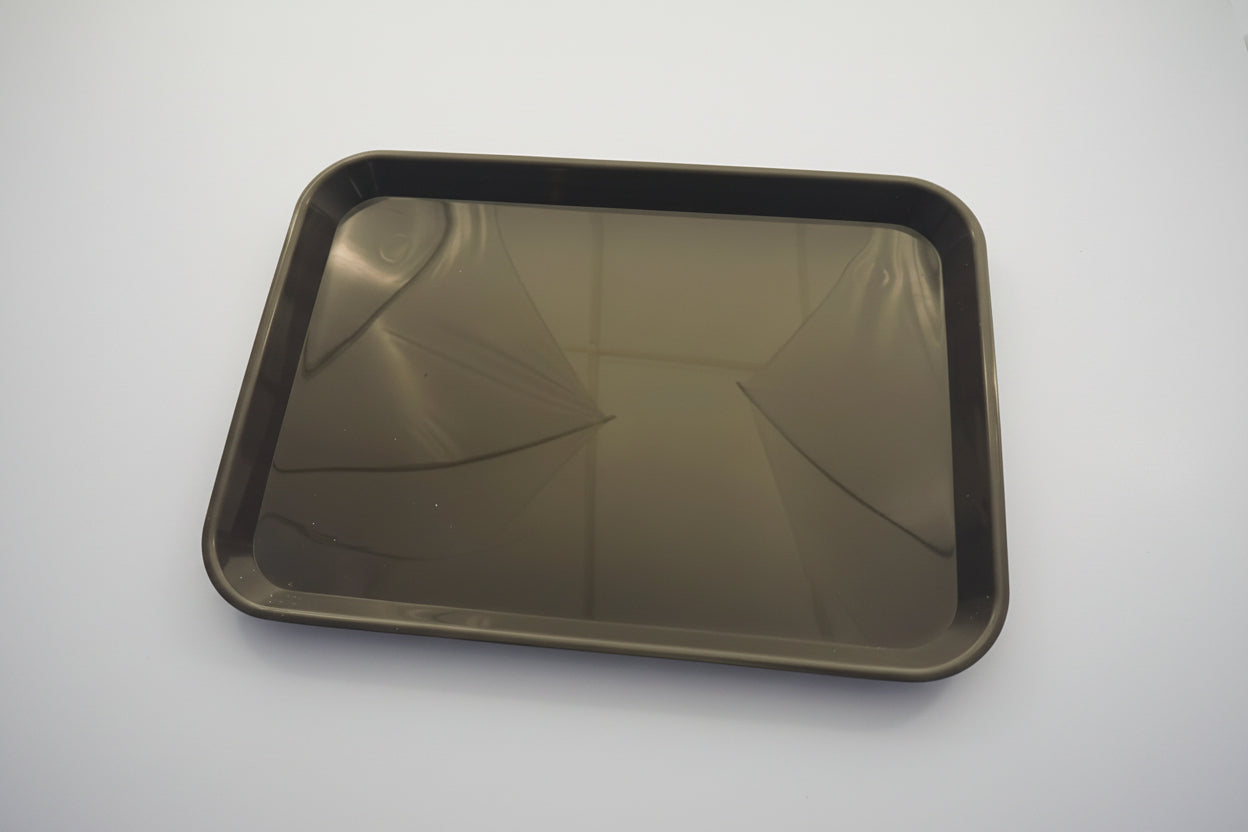 Classic Gray Autoclavable Plastic Instrument Setup Tray (13.25 Inches × 9.75 Inches, Size B) - Fortec