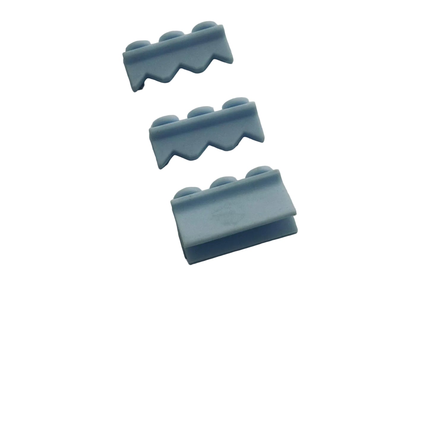 3 pc Instrument Cassette Silicone 3 pkg (1 Compression & 2 Instrument Rails) - Fortec