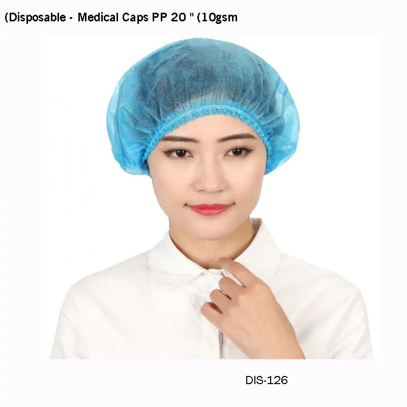 Medical Caps PP 20 ” (10gsm) - Fortec
