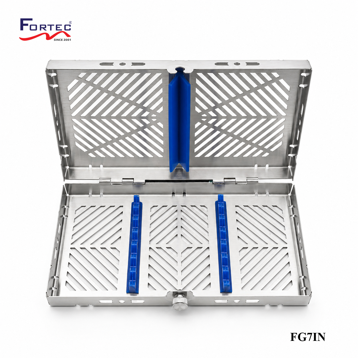 Spider Web series – 7 pc Hinged Instruments Tray - Fortec