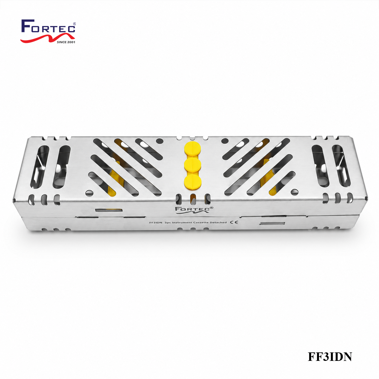 Capsule series – 3 pc Detachable Instrument Cassette Tray - Fortec