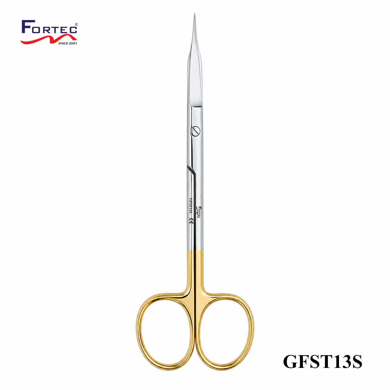 Goldman-Fox Scissor, 13 cm/ 5″ - Tungsten Straight - Fortec