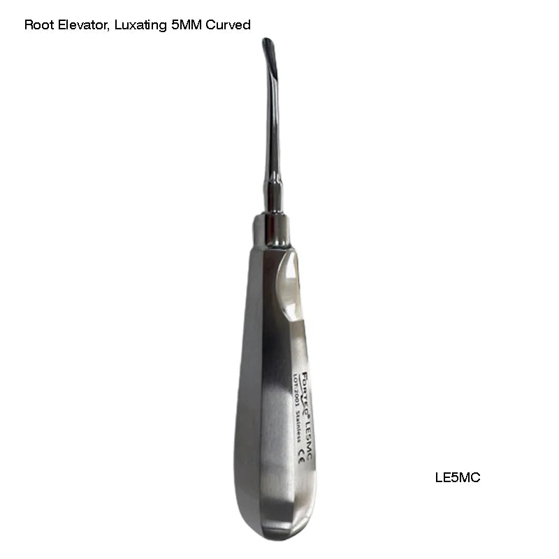 Root Elevator, Luxating 5MM Curved