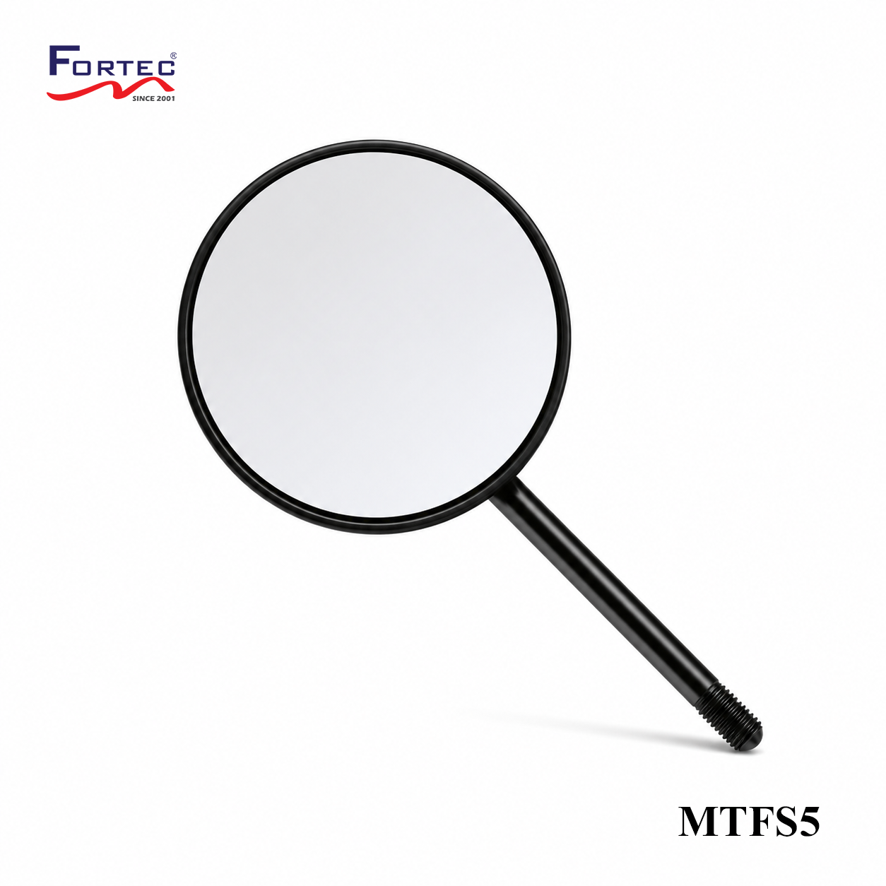 Dental Mouth Mirror No.5, 24mm Simple Stem - Fortec 
