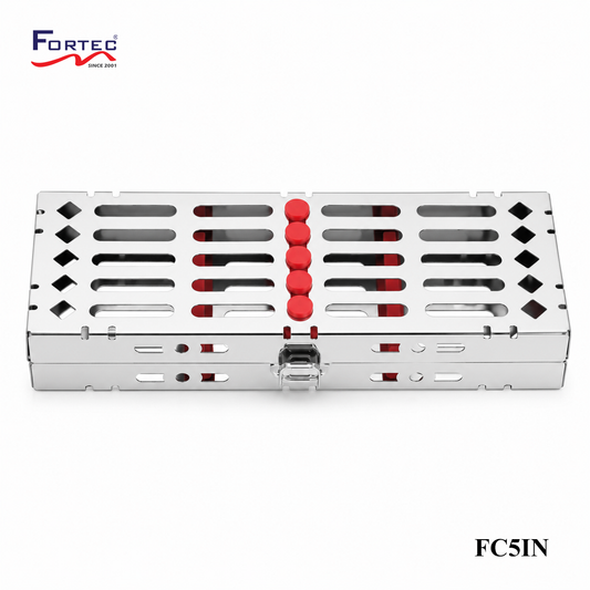 Classic series – 5 pc Hinged Instruments Tray - Fortec 
