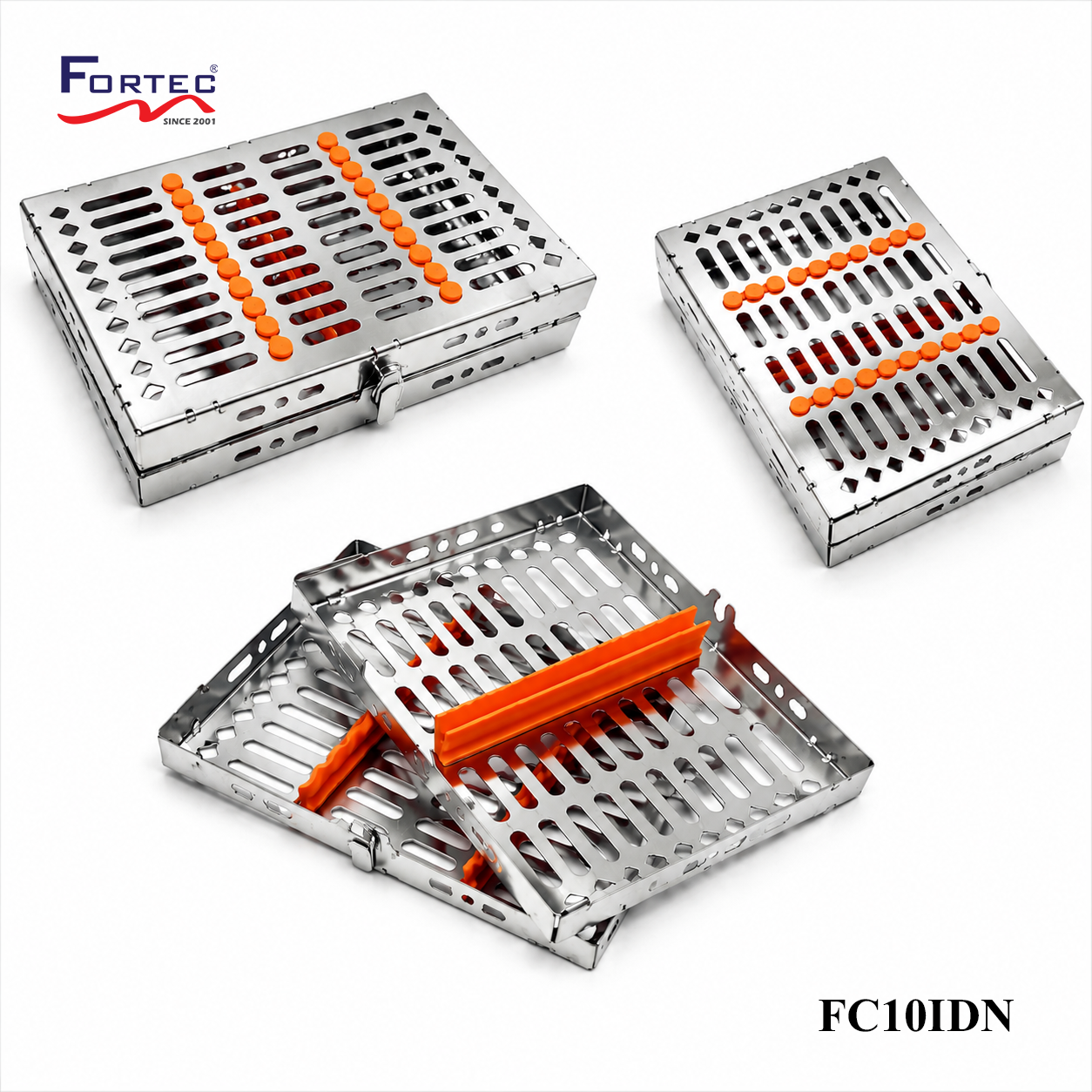 Classic series – 10pc Detached Instrument Cassette Tray - Fortec 