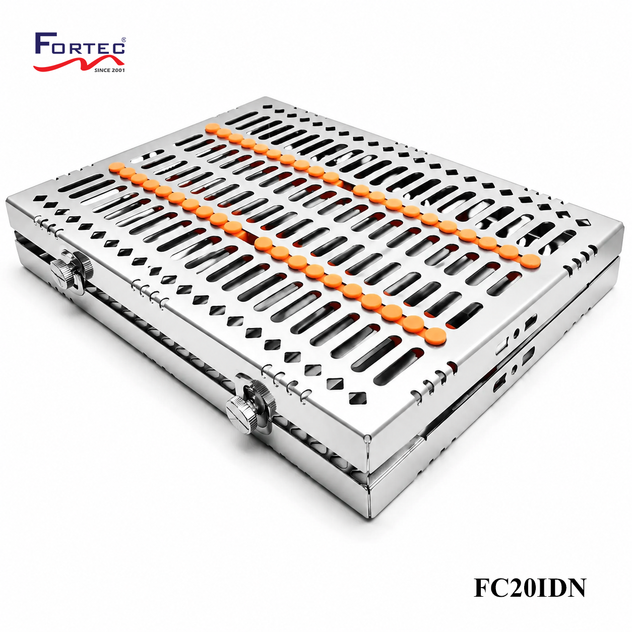 Classic series – 20 pc Detachable Instrument Cassette Tray - Fortec 