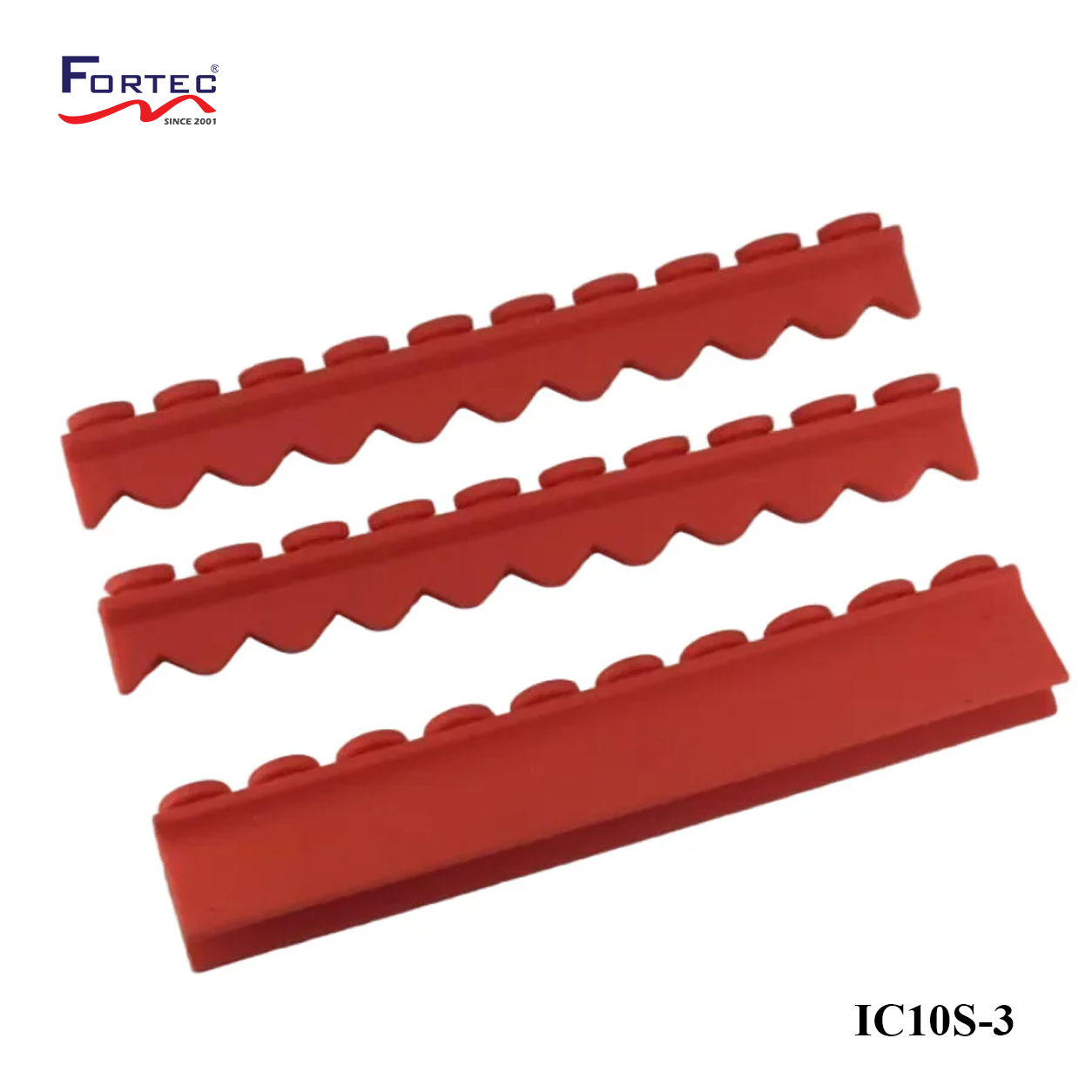 10 pc Instrument Cassette Silicone 3 pkg (1 Compression & 2 Instrument Rails) - Fortec 