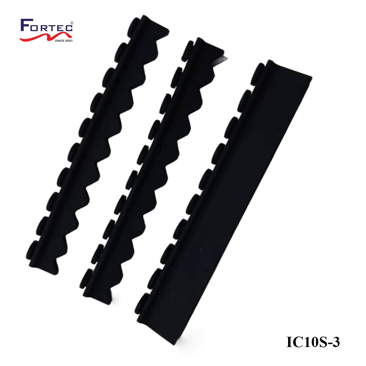 10 pc Instrument Cassette Silicone 3 pkg (1 Compression & 2 Instrument Rails) - Fortec 