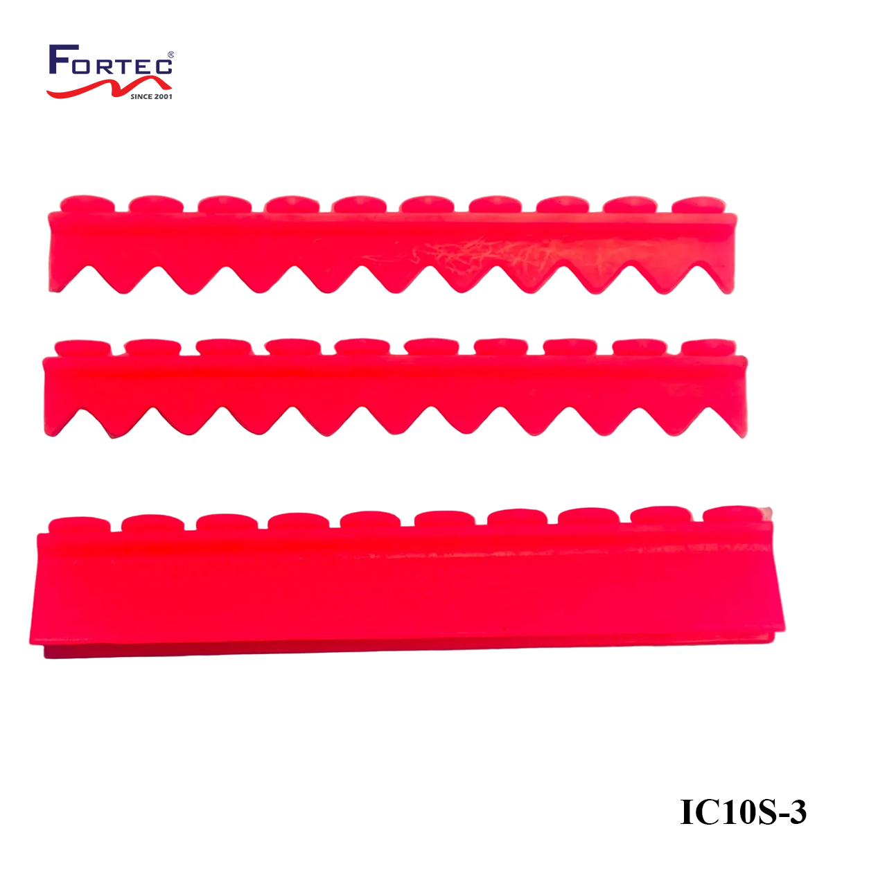 10 pc Instrument Cassette Silicone 3 pkg (1 Compression & 2 Instrument Rails) - Fortec 