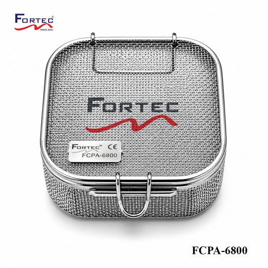 Ultra Micro Mesh Tray with Lid 80mm x 80mm x 40mm - Fortec 