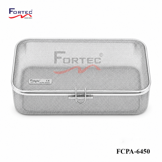 Ultra Micro Mesh Tray with Lid 220mm x 140mm x 50mm - Fortec 