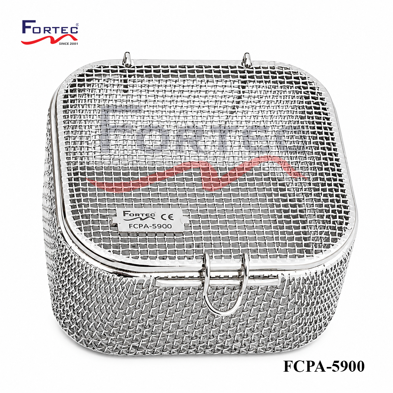 Micro Mesh Tray with Lid 90 mm x 90 mm x 50 mm