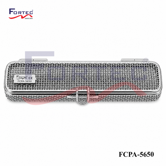 Micro Mesh Tray with Lid 160mm x 40mm x 20mm - Fortec 