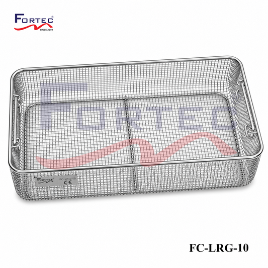Wire Mesh Tray LRG 480mm X 250mm X 100mm - Fortec 