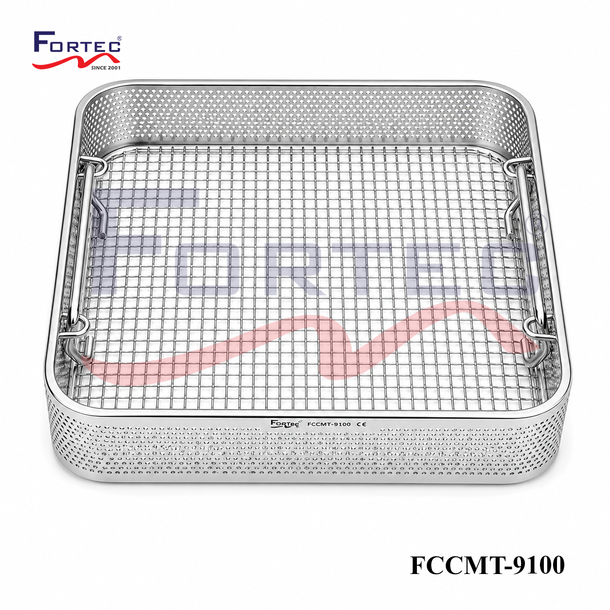 Mesh Perforated Tray 250mm x 240mm x 50mm - Fortec 