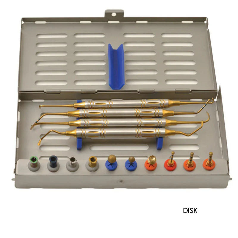 8PC: DENTAL SINUS LIFT DIAMOND BURS MUSHROOM STOPPERS TOOLS KIT (For Training Purposes Only)