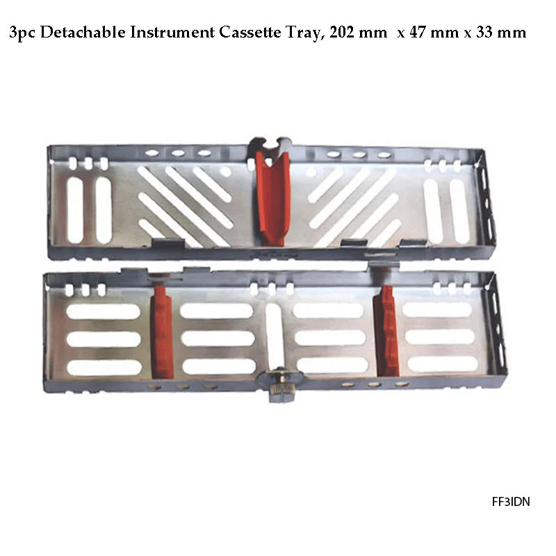 Capsule series – 3 pc Detachable Instrument Cassette Tray