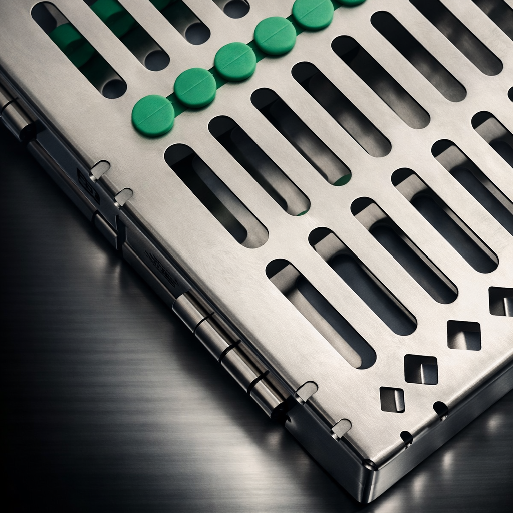 Classic series – 10 pc Hinged Instrument Cassette Tray - Fortec 