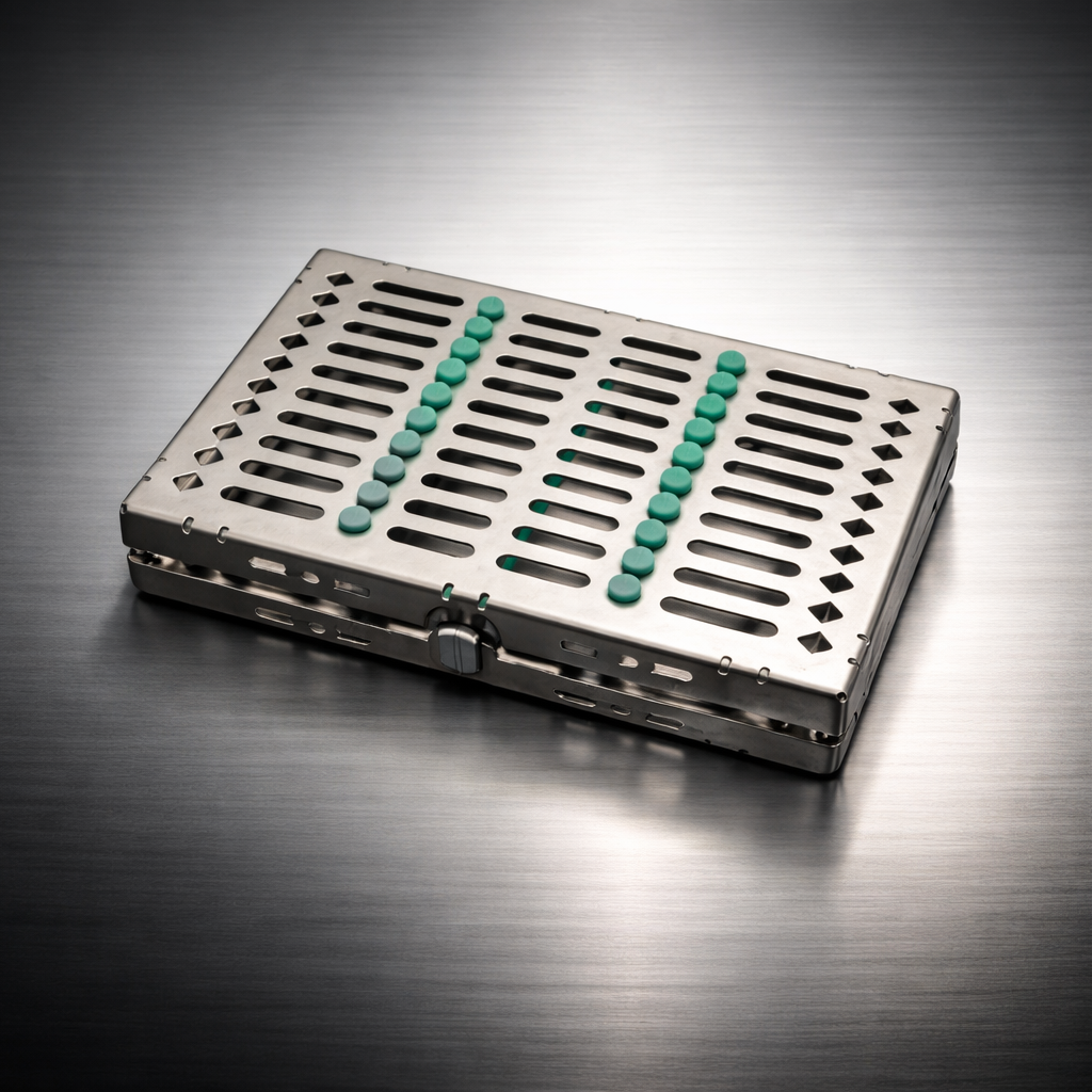 Classic series – 10 pc Hinged Instrument Cassette Tray - Fortec 