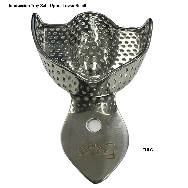 Impression Tray Set : Small Upper Lower - Fortec 