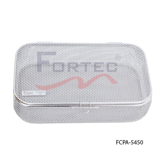 Micro Mesh Tray with LID 220 mm x 140 mm x 50 mm - Fortec 