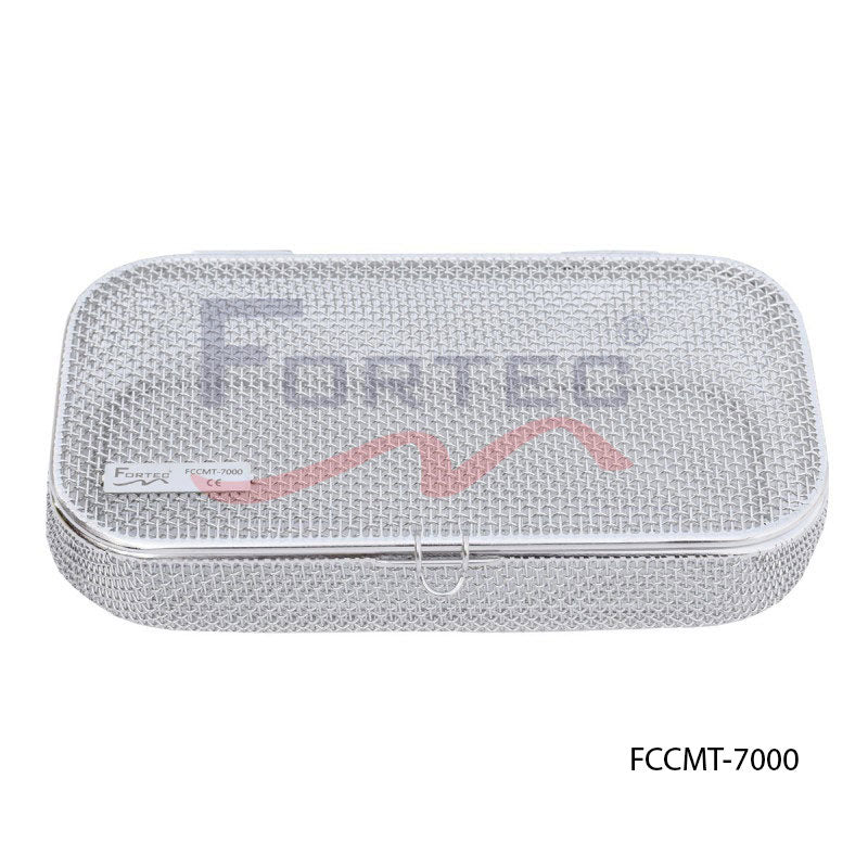 Micro Mesh Tray with Lid 200mm x110mm x 40mm - Fortec 
