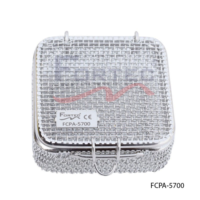 Micro Mesh Tray with Lid 70mm x70mm x 30mm - Fortec 