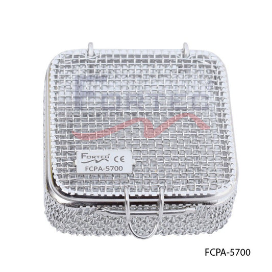 Micro Mesh Tray with Lid 70mm x70mm x 30mm - Fortec 