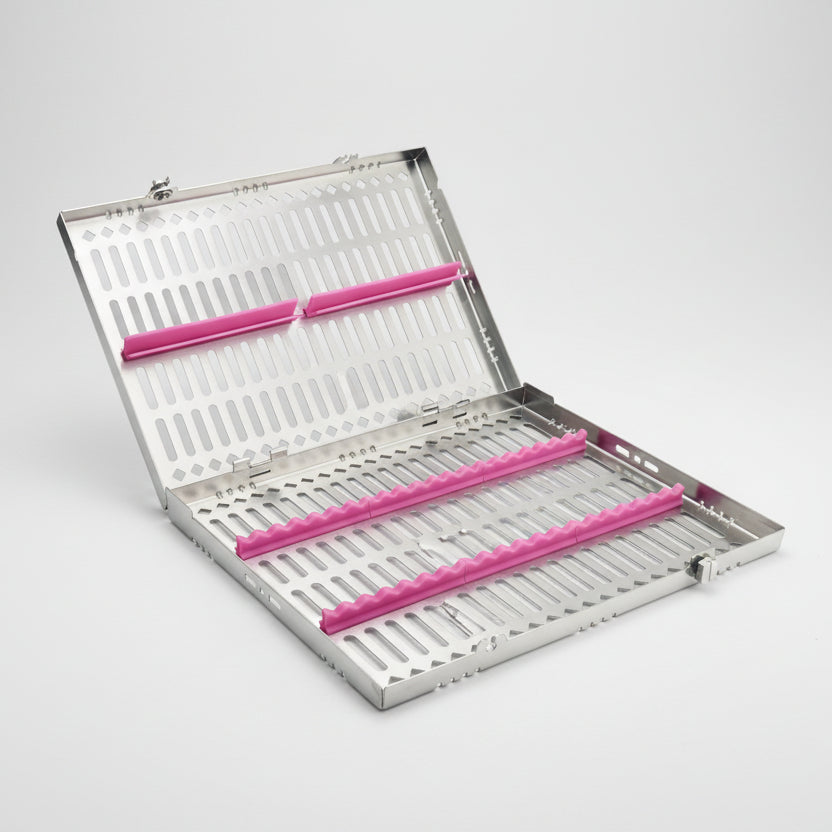 Classic series – 20 pc Detachable Instrument Cassette Tray - Fortec 